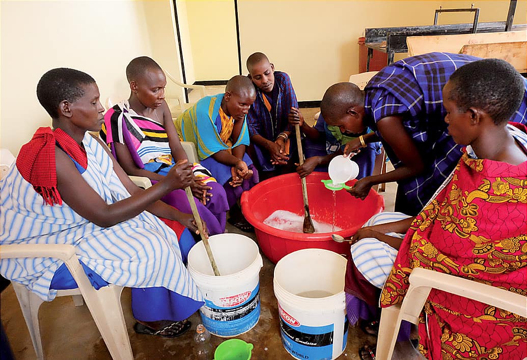 Seifenherstellung Simanjiro